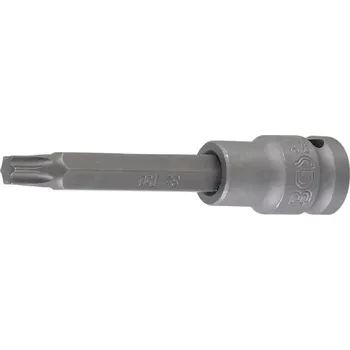 Dílna hlavice zástrčná 1/2" pro T-profil T 50 x 100 mm, tvrzená (BGS105474) (Hlavice zástrčná 1/2&quot; T-profil T50 x 100 mm tvrzená Popis: - Chrom vanadium, matný chrom)