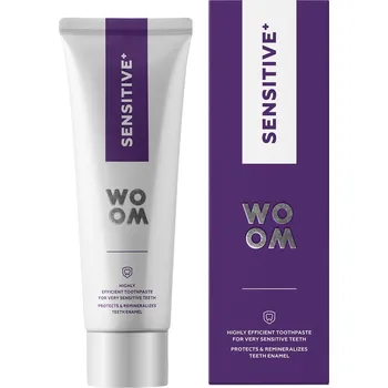 Dentální hygiena Woom Sensitive+ jemná pasta pro citlivé zuby 75 Ml