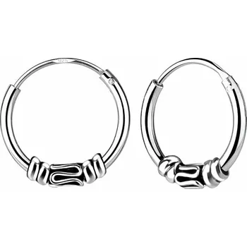 Náušnice Nefertitis 11370 Stříbrné KRUHY Stříbrné