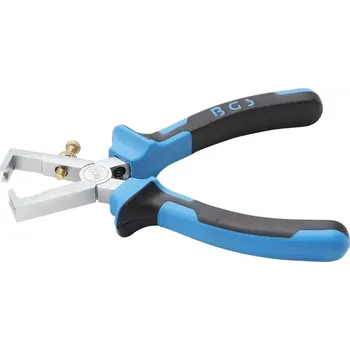 Kleště Odizolační kleště 150 mm BGS100361 (BGS100361) (Odizolační kleště BGS100361 s délkou 150 mm umožňují přesné odstranění izolace z vodičů a jsou vhodné pro práci v dílně i domácnosti. Ergonomická rukojeť zajišťuje pohodlné držení při delším používání.)