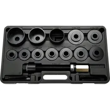 Nářadí pro automobil přípravek pro vylisování a nalisování ložisek nábo (BGS1067300) (Sada 25 dílů umožňuje snadné vylisování a nalisování ložisek nábojů kol bez poškození dílů, vhodná pro domácí dílnu i hobby použití. Robustní konstrukce zajišťuje dlouhou životnost a spolehl