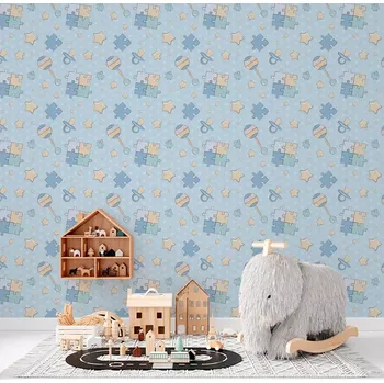 Tapeta Sablio Tapeta Puzzle a dudlíky - 125x75 cm