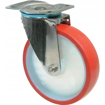 Pojezdové kolečko Nerezové pojezdové kolo - H100.B26.125 | 80x60 | kluzné