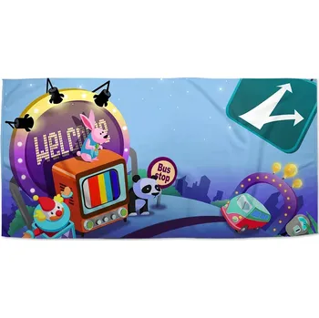 Osuška Sablio Ručník Bus stop - 50x100 cm