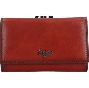 Peněženka Dámská kožená peněženka Lagen LGW641D hnědá