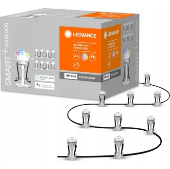 Bezpečnostní kamera LEDVANCE SMART+ WiFi Garden Dot LED spot 9dílná sada přehledně LED 2,5 W celkem - Doprava zdarma