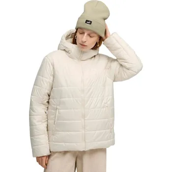 Dámská softshellová bunda Dámská bunda Puma ESS s kapucí a vycpávkami v barvě ecru 685231 87 s