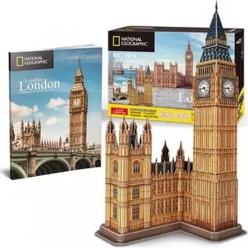 Puzzle 3D puzzle NATIONAL GEOGRAPHIC: Big Ben, 94 dílků – CUBICFUN