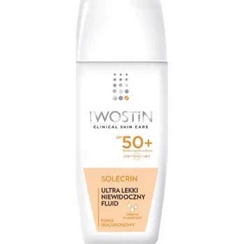Přípravek na opalování Iwostin Solecrin SPF50+ ultra lehký neviditelný fluid na obličej 40 ml