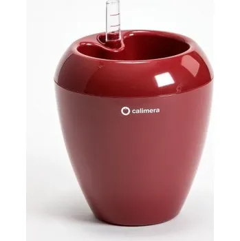 Květináč Plastia Sam. květináč Calimera ø 50 A1 nelakovaný rubínově červená