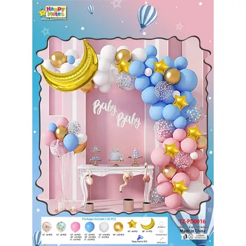 Balónek Vícebarevná sada balónků 126 ks