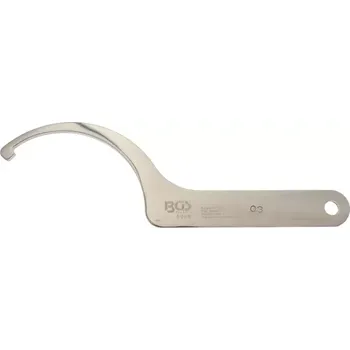 Klíč Hákový klíč BGS105088 pro napnutí řetězu (Nové modely Triumph) (BGS105088) (Hákový klíč BGS105088 je určený pro napínání řetězu u nových modelů motocyklů Triumph a umožňuje přesné nastavení napnutí řetězu bez poškození dílů. Robustní konstrukce zajišťuje