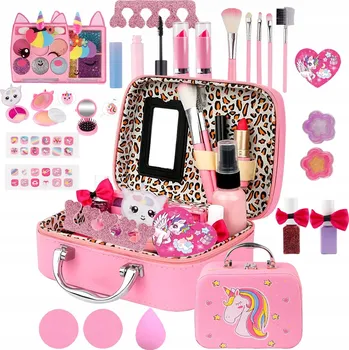 dětské šminky a malovátka KUFŘÍK MAKE-UPU A NEHTOVÉ KOSMETICY PRO HOLČIČKU JAKO DÁREK