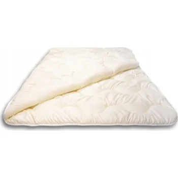 přikrývka CELOROČNÍ PŘIKRÝVKA 200X200CM ECRU MĚKKÁ TEPLÁ ANTI-ALERGICKÁ - VÝROBEK PL