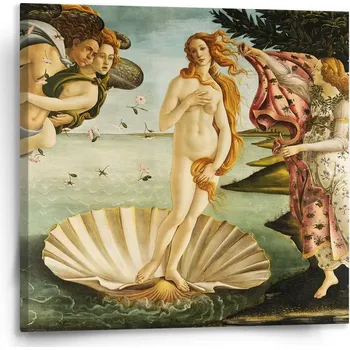 Obraz Sablio Obraz Zrození Venuše - Sandro Botticelli - 110x110 cm