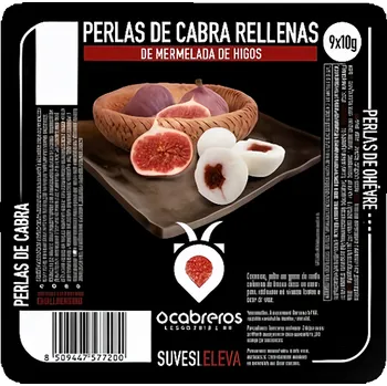 Cobreros perly plněné fíkovou marmeládou – kozí sýr 90g