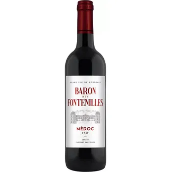 Víno Médoc A.O.C. Baron des Fontenilles (víno červené, suché )