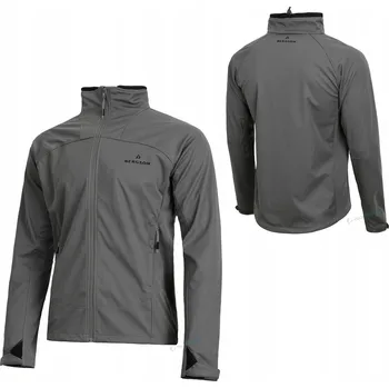 Pánská bunda Softshellová bunda BERGSON CONTEXT SS Pánská Gunmetal # L