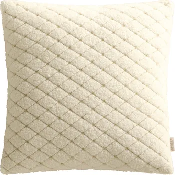 Prostěradlo ROOM99 Dekorační povlak na polštář 45x45 Krémový buklé MĚKKÝ ozdobný Shine Cloud