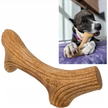 Hračka pro psa Hračka pro psy Žvýkací roh GiGwi, bezpečný, kousátko, dřevo, polymer, M
