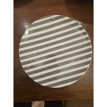 Talíř Mělký jídelní talíř 26,5 CM Šedý