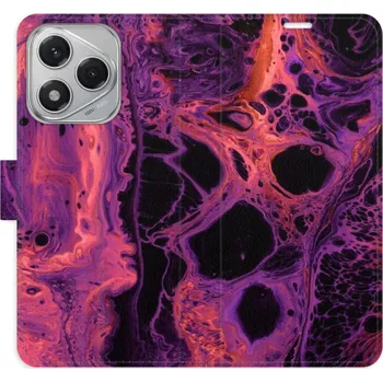 Pouzdro na mobilní telefon Flip pouzdro iSaprio na mobil Honor 400 Lite - Abstract Dark 02 s kapsičkami na karty (Knížkové flipové pouzdro iSaprio pro mobil Honor 400 Lite - Abstract Dark 02 - elegantní obal s kapsami, stojánkem a magnetickým zavíráním)