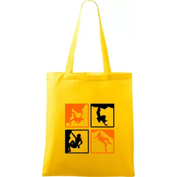Quatro climb - Taška bavlněná - 42 x 38 cm ( Žlutá )