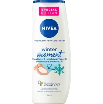 Sprchový gel NIVEA sprchový gel s vyživujícím bambuckým máslem Zimní chvíle, 250 ml DE