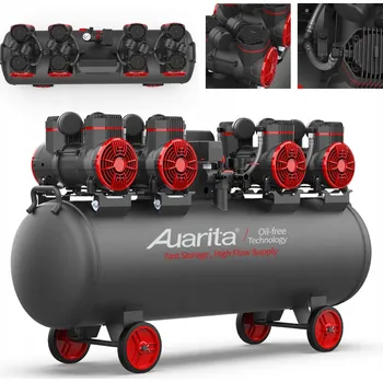 Kompresor Bezolejový kompresor Auarita 2-1450X4F120-220 120 l 8 bar