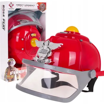 autíčko Hasičská přilba se světlem a zvukem