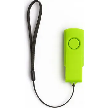 USB flash disk USB FLASH DISK ČERNÝ 2GB 2.0 ZELENÝ NEON TWISTER s poutkem