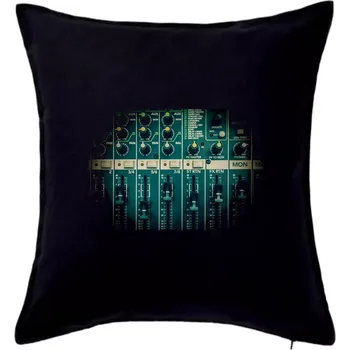 Polštář Zvukařský mix - Polštář 50x50 - 50x50 - Pouze potah ( Černá )