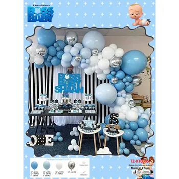 Balónek Sada 156 modrých balónků ks