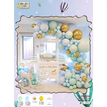 Balónek Vícebarevná sada balónků 126 ks