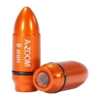 Příslušenství pro sportovní střelbu Vybíjecí, cvičný náboj A-Zoom lakovaný 9mm Luger – 2 ks
