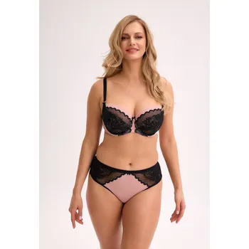 Podprsenka Měkká podprsenka Gaia BS 1309 Elara černo-růžová 80G