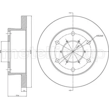 Brzdový kotouč Brzdový kotouč CIFAM (800-1088C)