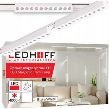 LED osvětlení Magnetické lištové osvětlení SADA lišta 1m 2x lineární LED svítidlo BÍLÁ
