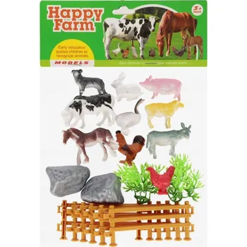 Figurka Domácí zvířátka s příslušenstvím 15x18x3 cm Mega Creative sada