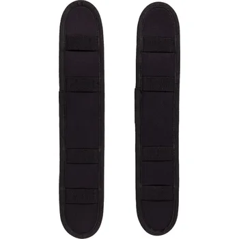 Deka pro koně Chrániče na zapínání mezi zadní nohy QHP, černá, L