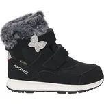 Dívčí zimní boty VIKING BY NORWAY BELLE BUTTERFLY WARM GTX 2V 26 Černá, Bílá, Šedá