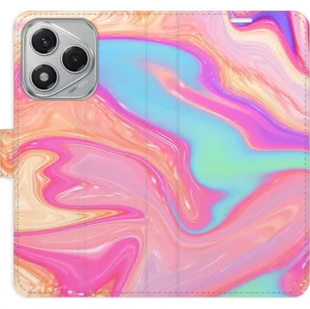 Pouzdro na mobilní telefon Flip pouzdro iSaprio na mobil Honor 400 Lite - Abstract Paint 07 s kapsičkami na karty (Knížkové flipové pouzdro iSaprio pro mobil Honor 400 Lite - Abstract Paint 07 - elegantní obal s kapsami, stojánkem a magnetickým zavíráním)