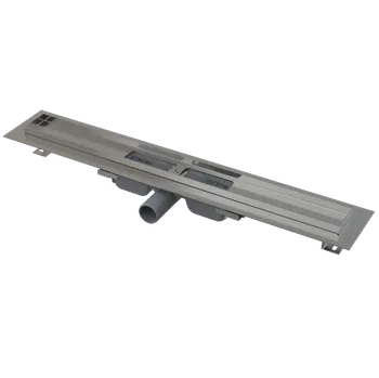 ALCA Podlahový žlab s okrajem pro perforovaný rošt APZ101-850