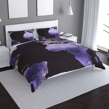 Povlečení Sablio Povlečení Světelná mapa světa - 140x200 / 90x70