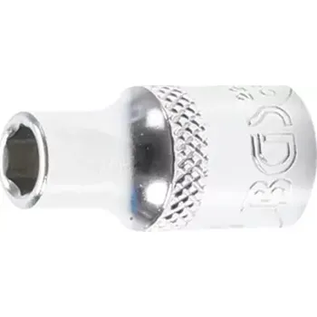 Nástrčná šestihranná hlavice 1/4" 5 mm - Pro Torque. BGS 2247 (BGS1022476) (Nástrčná šestihranná hlavice 1/4" s rozměrem 5 mm je určena pro práci s ráčnou nebo utahovákem, vyrobena z chrom-vanadiové oceli. Kompatibilita s běžnými nástroji usnadňuje m