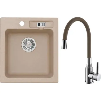 Set Alveus (dřez Victoria 20 Beige 55 + baterie Mintas Béžová/Chrom) SETA25416