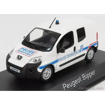 autíčko Norev Peugeot Bipper Police Municipale 2009 1:43 Bílá