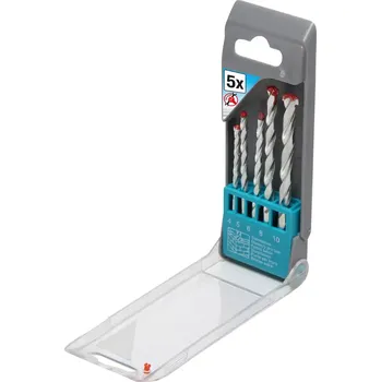 Vrták Vrtáky do kamene Kraftmann 4 ÷ 10 mm BGS1050807 Sada 5 dílů v kazetě (BGS1050807) (Sada pěti vrtáků do kamene Kraftmann 4–10 mm je uložena v praktické kazetě a vhodná pro vrtání do betonu, zdiva i kamene. Různé průměry umožňují univerzální použití při dom