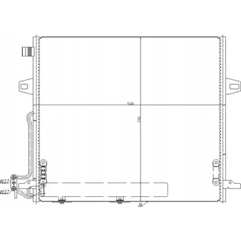 Výparník klimatizace Hart 621 598 Kondenzátor klimatizace