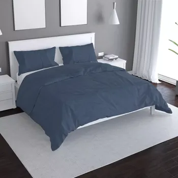 Povlečení Sablio Povlečení Tmavě modrá - 140x200 / 90x70